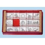 Plaatjes stempels 1 rood, Verzenden, Nieuw