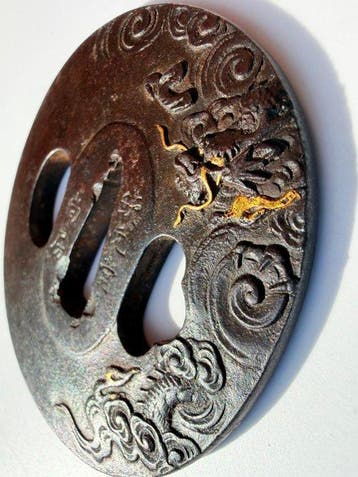 Tetsugendo School Tsuba - ijzer - Japan - Edo Periode