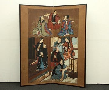 Kamerscherm - 2-panel vouwschermen (set van 2) – Chinese
