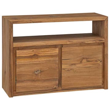 vidaXL Dressoir 80x30x60 cm massief teakhout, Verzenden, Nieuw
