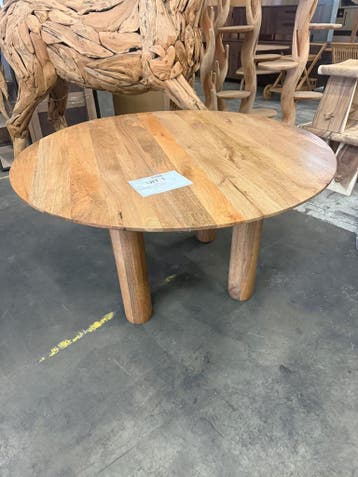 Delvin eettafel 150 cm rond (nieuw, outlet)