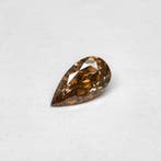 1 pcs Diamant (Natuurlijk gekleurd) - 1.03 ct - Peer - Fancy, Nieuw