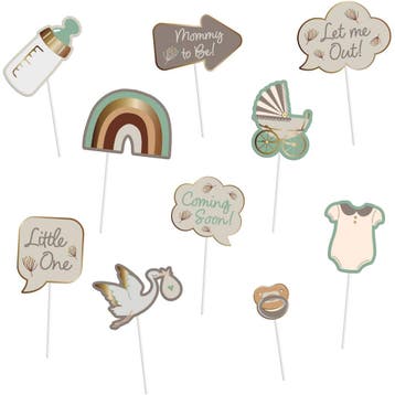 Geboorte Photobooth Props Little One 10st, Verzenden, Nieuw