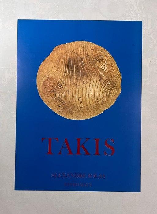 Takis - Grafica Olimpia Milano - Poster Mostra Sculptures, Antiquités & Art, Art | Dessins & Photographie