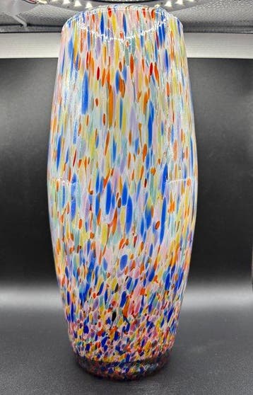 Vase - Verre de Murano - vase arlequin