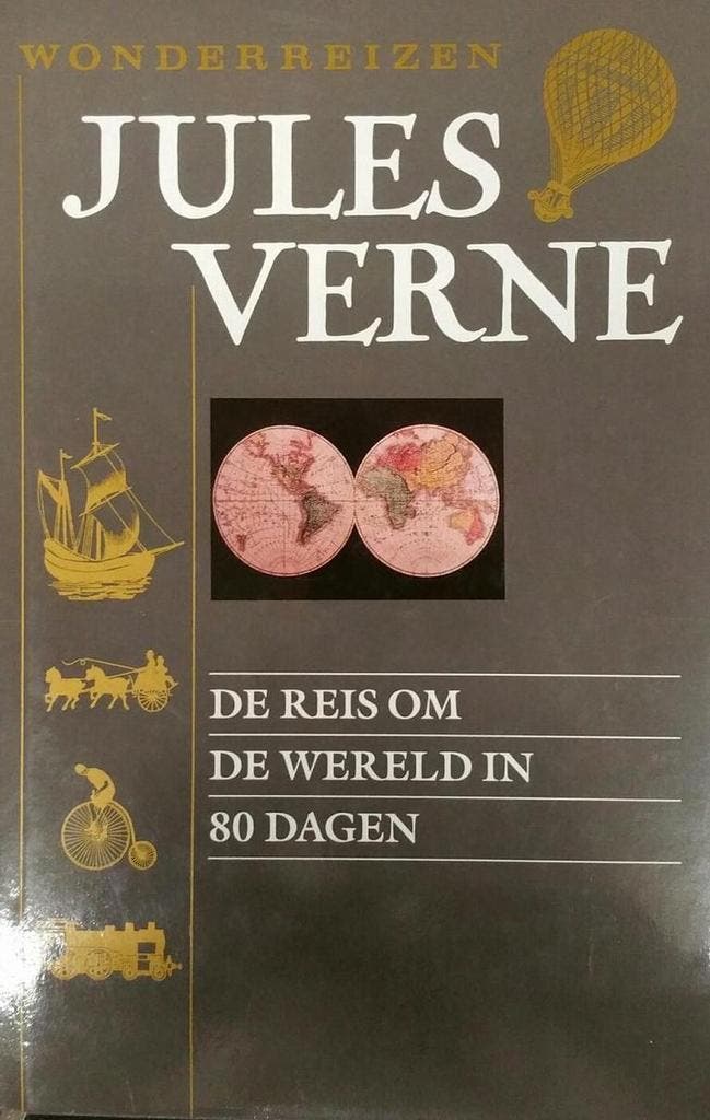 Jules Verne - wonderreizen De reis om de wereld in 80 dagen, Livres, Thrillers, Envoi