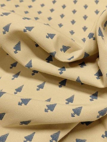 Gobelin Molteni Anni ’80 Double Face Blu & Avorio - Tissu
