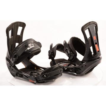 M snowboard bindingen BURTON PROGRESSION, black/red, Sport en Fitness, Verzenden, Gebruikt