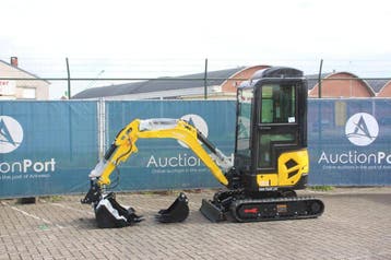 Veiling: Minigraver Titan TE18 Diesel 10.2kW 2025 Nieuw, Ophalen