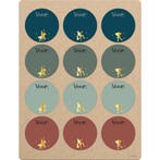 Naamstickers Cadeau Welkom Sint En Piet 12st, Verzenden, Nieuw