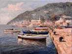 Pasquale Vuotto (1958) - Il gozzo a Mergellina