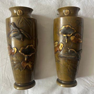 Vaas - Brons - unbekannt - Japan - Meiji-dynastie /