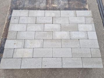 Veiling - 31,36 M2 Betonsteen Grijs 22x11x6 Cm, Nieuw