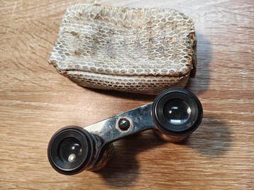 jumelles de théâtre - Vintage Moon-Light Snakeskin Style