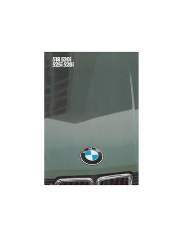 1983 BMW 5 SERIE BROCHURE DUITS