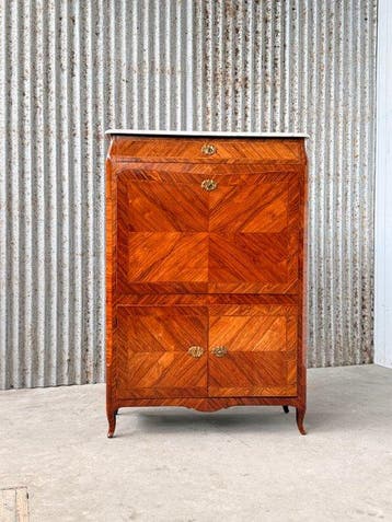 Secrétaire à abattant - Bureau, klepbureau - Walnoot,