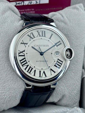 Cartier - Ballon Bleu 42 mm Automatic - 3001 - Homme - 2017, Nieuw
