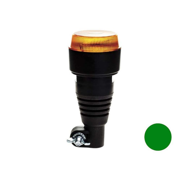Led flitslamp Met Flexibele DIN Steun Groen, Autos : Pièces & Accessoires, Éclairage, Enlèvement ou Envoi