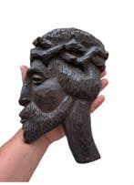 Passionele en sculpturale Het Gezicht van Christus – houten