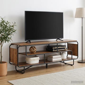 vidaXL TV Stand 180 x 36 x 45 cm Oud hout Bewerkt hout, Verzenden