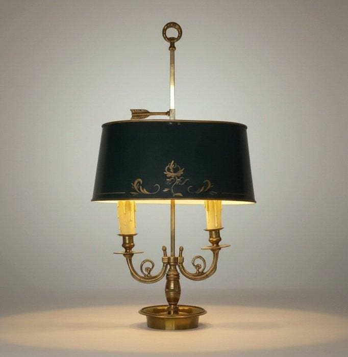 Bouilotte lamp - Style Empire - Brons, Antiquités & Art, Curiosités & Brocante