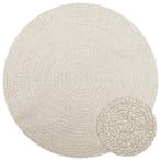 vidaXL Vloerkleed ZIZUR crème binnen en buiten Ø 160 cm jute, Verzenden