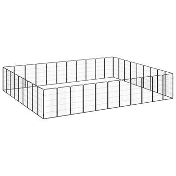 vidaXL Hondenkennel 40 panelen 50 x 100 cm gepoedercoat, Dieren en Toebehoren, Verzenden, Nieuw