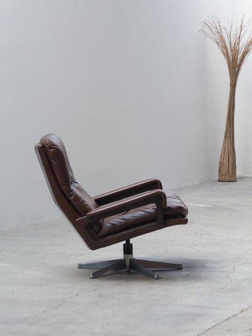 Strässle - André Vandenbeuck - Fauteuil - King Chair - Cuir,