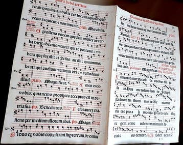 Catholic Church - Antiphonarium Romanum sheet Gregorian