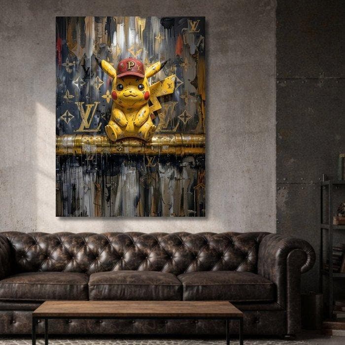 FRIDA (1982) - Pop Art Luxury XXL - PIKACHU in Louis, Games en Spelcomputers, Spelcomputers | Overige Accessoires