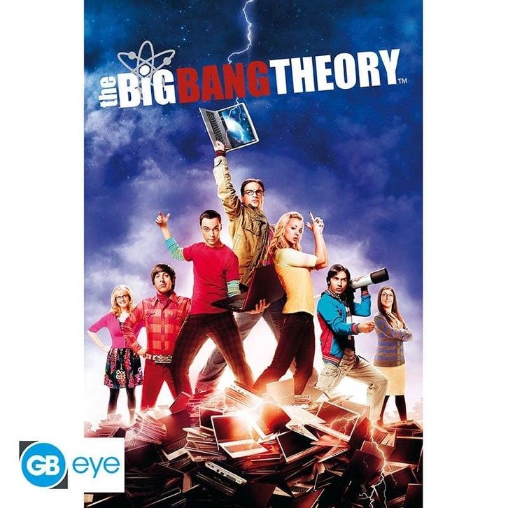 The Big Bang Theory Cast Poster 91.5 x 61 cm, Collections, Cinéma & Télévision, Enlèvement ou Envoi