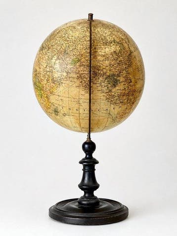 Globe Peter J. Oestergaard / Berlin Schöneberg - 1903, Antiek en Kunst
