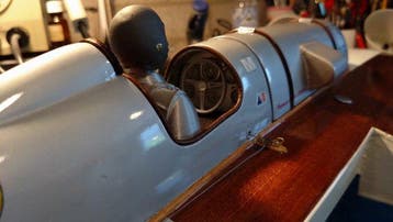 1:10 - Modelboot - Custom build - Wooden Hydroplane, Nieuw