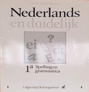 1a Spelling en grammatica Nederlands en duidelijk - Wijninga, Boeken, Verzenden, Nieuw