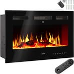 tectake Elektrische wandhaard - 91,5 x 12 x 43 cm