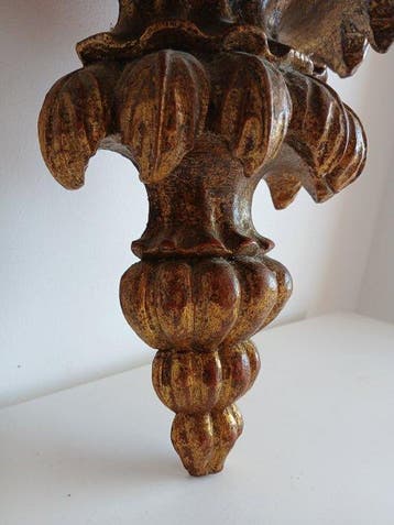 Wandtafel - Hout - goudblad