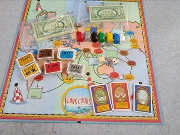 Bordspel - LONG COURS - Miro Company 1959 (Ref. 59-1043) -
