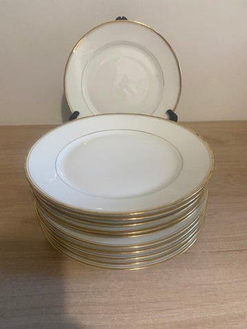 Limoges - Dessertservies (11) - Porselein - dessertbord uit