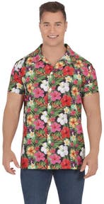 Hawaii Blouse Heren Bloemen, Verzenden, Nieuw