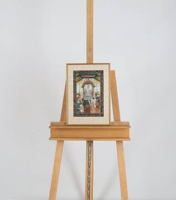 Mughal school style - Court Scene, Antiek en Kunst