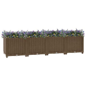vidaXL Verhoogd bed 160x40x38 cm polypropyleen, Verzenden, Nieuw