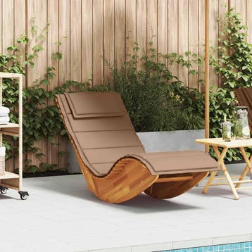 Chaise longue acacia - Jusqua epuisement - 41% de remise, Verzenden