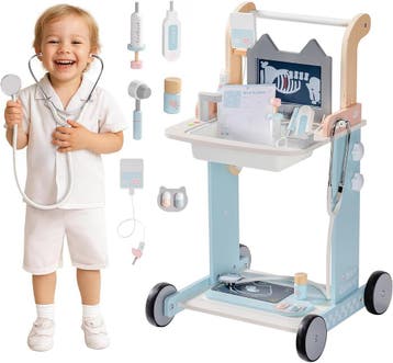 ROBUD Houten Doktersset: 29% korting, retour deal!, Kinderen en Baby's, Speelgoed | Educatief en Creatief, Verzenden, Nieuw, Ontdekken