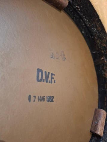 Wandspiegel- XXL 85 cm convex - Hout - Zonnespiegel 1962