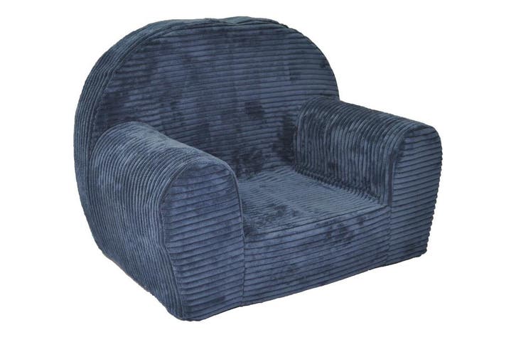 Fauteuil kind LINCOL | Schuimrubber | Laatste Stuks!, Huis en Inrichting, Stoelen, Blauw, Eén, Nieuw, Overige materialen, Ophalen of Verzenden