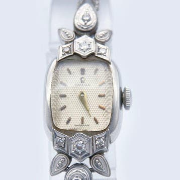 Omega - Cocktail Vintage PT & Diamonds - 62801 - Femme -, Nieuw