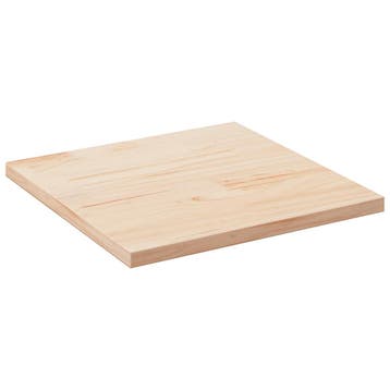 vidaXL Tafelblad 80x80x2,5 cm massief grenenhout vierkant, Huis en Inrichting, Verzenden, Nieuw
