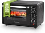 Vrijstaande oven - Hetelucht oven - 18 Liter - 1300W - Zwart, Verzenden, Nieuw