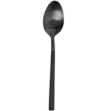 Koffielepels | DUKE BLACK | RVS | 12 Stuks | Lengte 150mm, Verzenden, Nieuw in verpakking