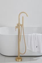 AKTIE: Vrijstaande Badkraan Atlanta met Staaf Handdouche !!, Bricolage & Construction, Sanitaire, Verzenden, Kraan